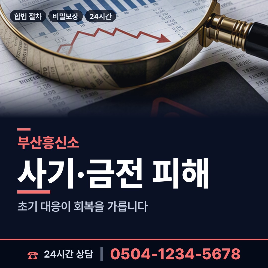 부산 남부민제2동 탐정사무소 상담 안내
